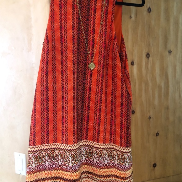 Tangerine cocktail dress - Picture 2 of 2